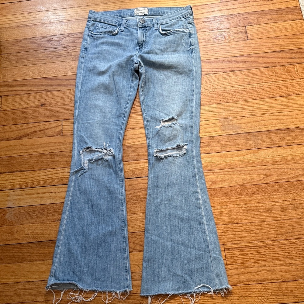 Current Elliot bell flare jeans